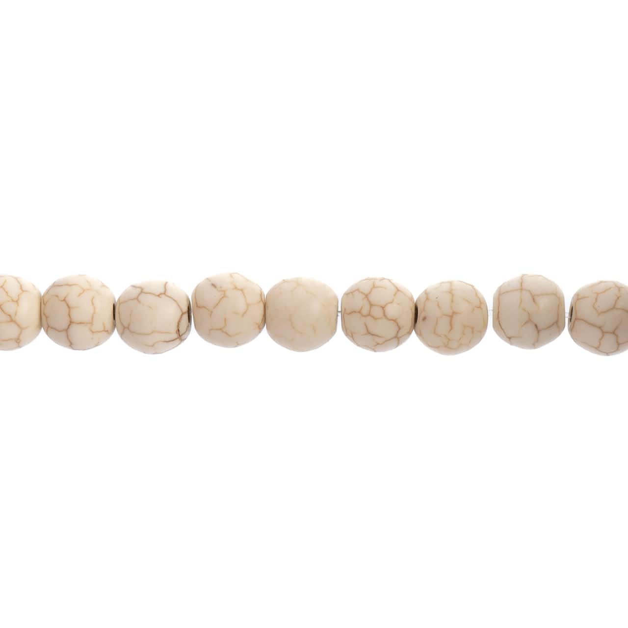 John Bead Earth's Jewels Natural Stone Round Beads, 8mm